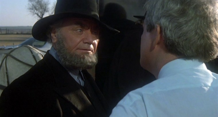 Ernest Borgnine is excellent as the head of the Hiddite community.