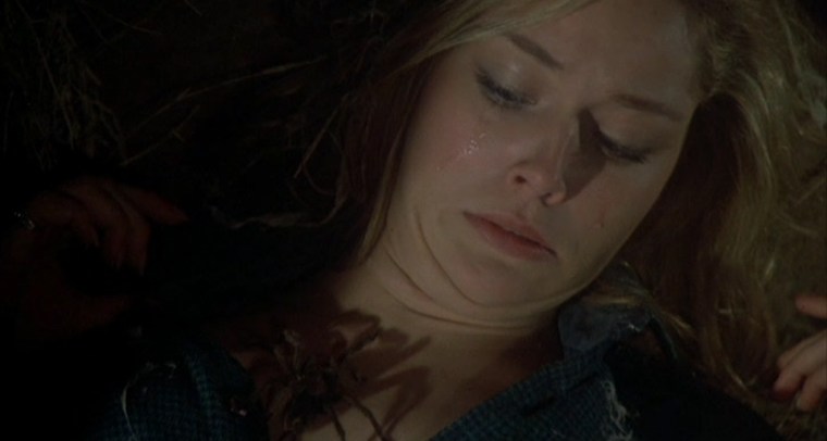 Sharon Stone demanded this spider have its teeth removed before agreeing to do the scene. Seriously