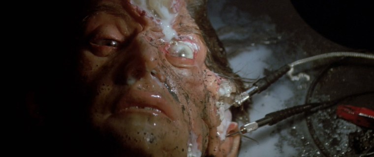 Even Bishop can't handle it. Look at him, he doesn't know whether he's coming or going (mind you, given the gooey shit fluid around him it's probably the former)