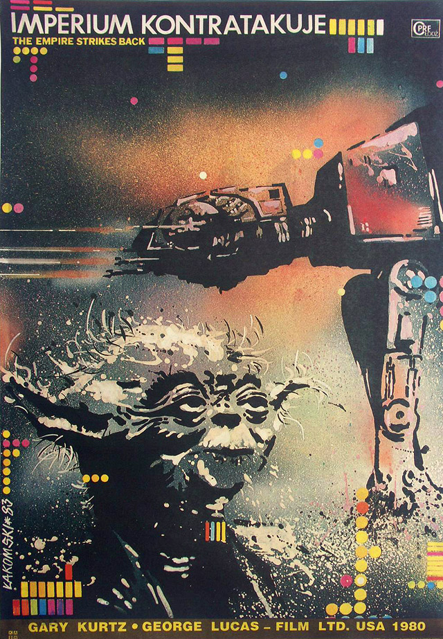 The Empire Strikes Back Polish poster