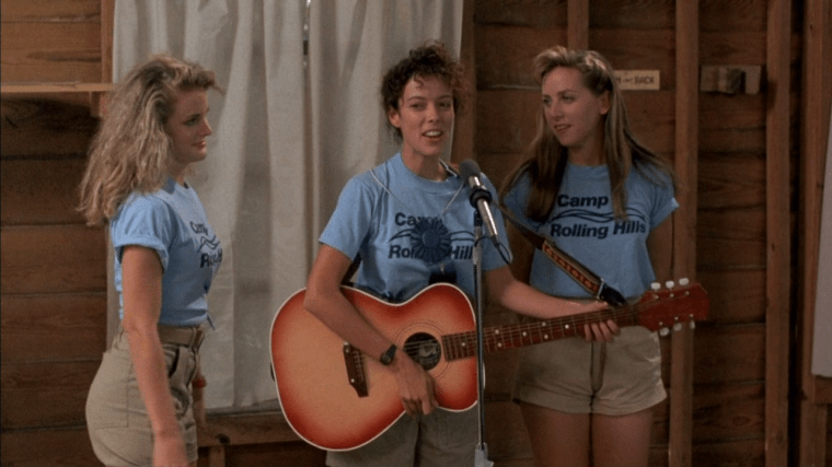 That's Angela in the middle, played by Pamela Springsteen. As for the girl on the right, see any family resemblance? Read on...