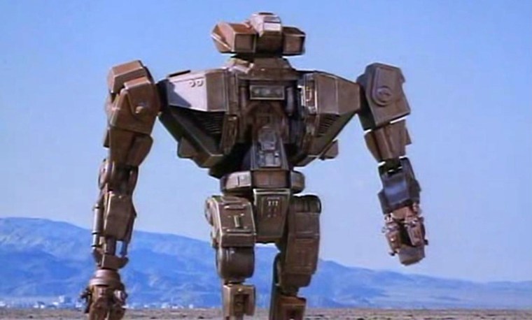 "MEGA ROBOT 1 IS BACK IN THIS MOTHERFU - actually, I'm concerned by the weak leg support here"