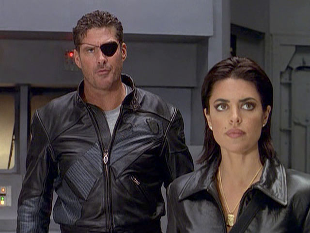 David wasn't exactly delighted when the colonel started playing re-runs of Britain's Got Talent on the Control Room's big screen