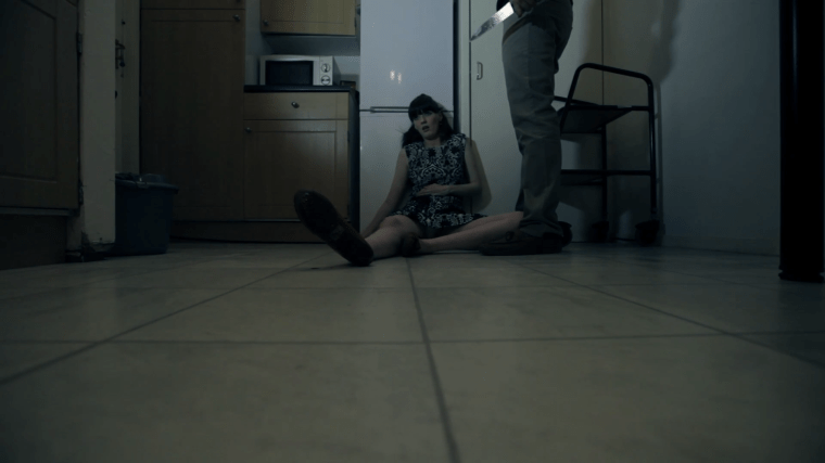 "Excuse me missus, I need to get into the fridge. I'm gasping for a Fanta"