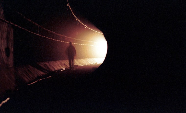 Yeah, that light means you probably want to get out of the way mate