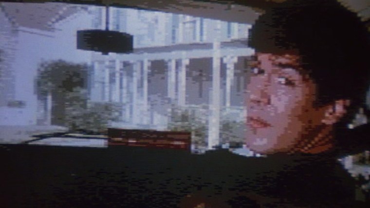 Fun fact: Having a robot brain apparently also means your eyes act like digital cameras for some reason