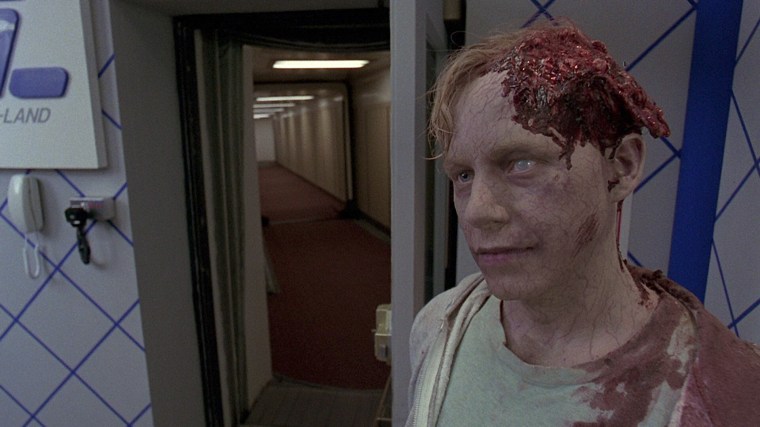 "I mixed up the bottles of conditioner and corrosive acid again, Doc"