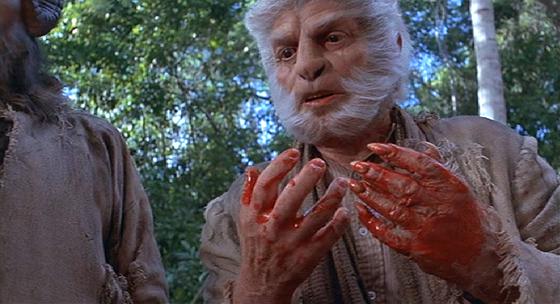 Not entirely, though. This lad's right hand still looks pretty human