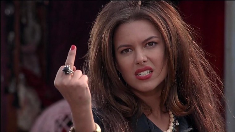 Even the hot Gypsy's got a 'tude on her. Charming