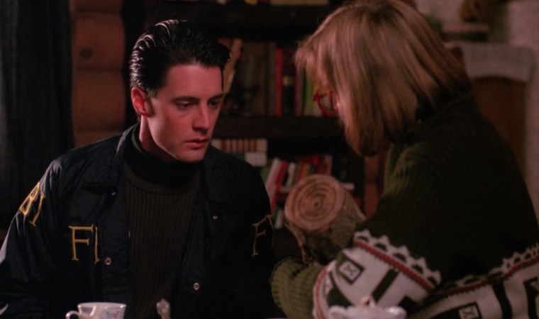 "My log has a message for you." "What is it?" "Wood-n't you like to know? HAHAHAHA! Seriously though, it's just a log"